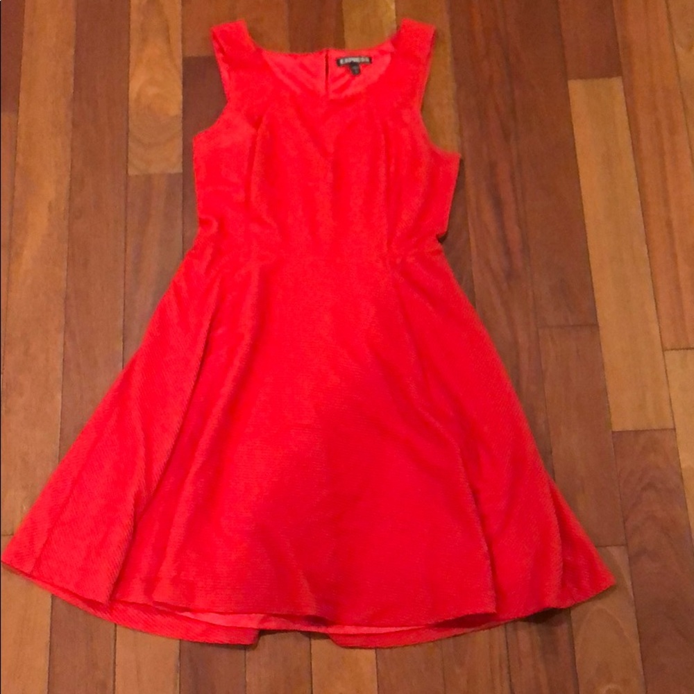 EXPRESS RED DRESS SIZE SMALL WORN ONCE